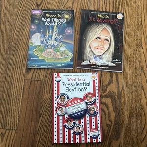 Who? What? Where? Books